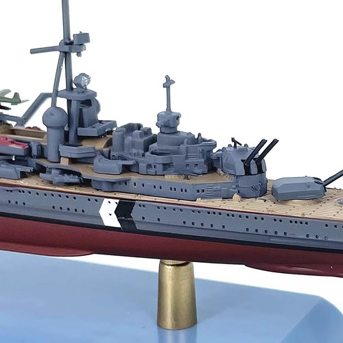 1/1000 Scale 21cm Diecast Alloy WWII Prinz Eugen Heavy Cruiser Model Toy Gift - Picture 14 of 21