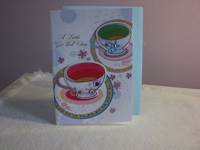 For Arts Sake - Get Well - two cups and saucers are on the cover