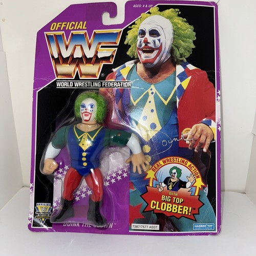 WWF DOINK THE CLOWN Hasbro Series 9 FIGURE 1993 WW...