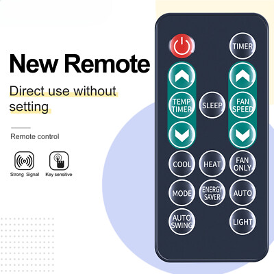 New Remote Control For Kenmore AC Air Conditioner with Heat Function