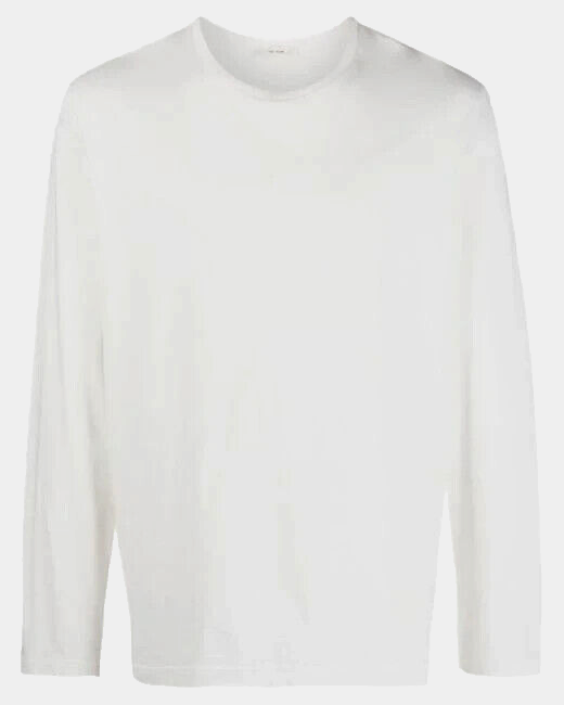 FILA T shirt THE ROW Leon L S manica lunga avorio S 189 K291