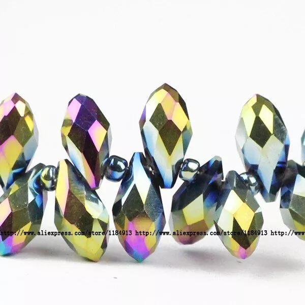 Swarovski Crystal Beads Jewelry Making  Colored Crystal Teardrop Beads - 6  12mm - Aliexpress