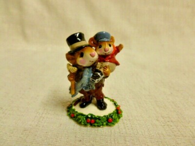 Wee Forest Folk Bob Crachit & Tiny Tim Christmas Special CC-2 Mouse Figurine