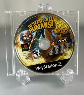Destroy All Humans Sony PlayStation 2 PS2 Disc Only TESTED black label