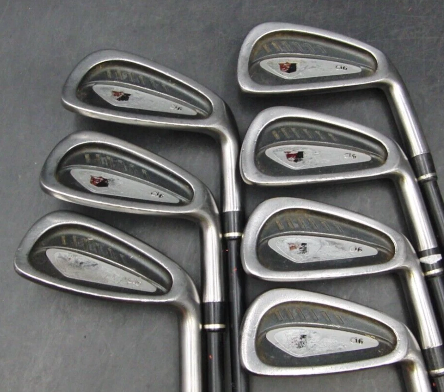Set of 7 x Wilson Staff Ci6 Irons 4-PW Regular Graphite Shafts Integra Grips - Image 3 of 4