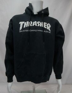 Thrasher Skate Magazine HOODIE MOLETOM Preto/Branco Masculino Médio | eBay