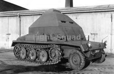 WW2 Picture Photo 1940 German Modified SdKfz 10 at Peenemünde Center 1442