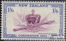 Timbres nouvelle-zélande 1953 Mi 326 avec charnière 1953 couronnement