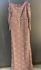 Rose Floral Lace Mother Of The Bride Dress