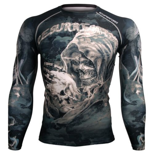 BTOPERFORM Skin Tight Compression Base Layer Under Rash guard MMA Gym S-3 - Picture 2 of 44
