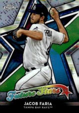 2018 Topps Chrome Future Stars #FS-11 Jacob Faria Tampa Bay Rays
