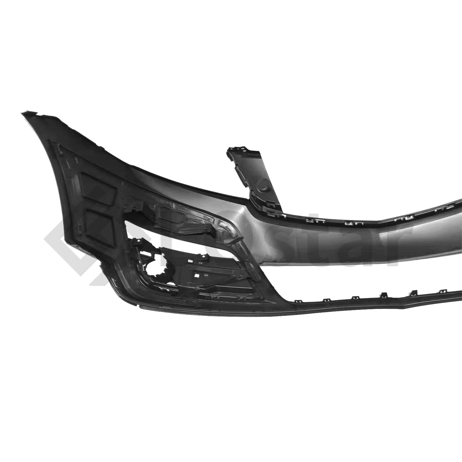 Front Upper Bumper Cover W/O Park Sensor Cutout Fits 20132017 Chevy
