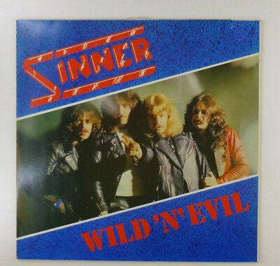 12'' LP Vinyl Sinner   Wild 'N' Evil C3766 A06