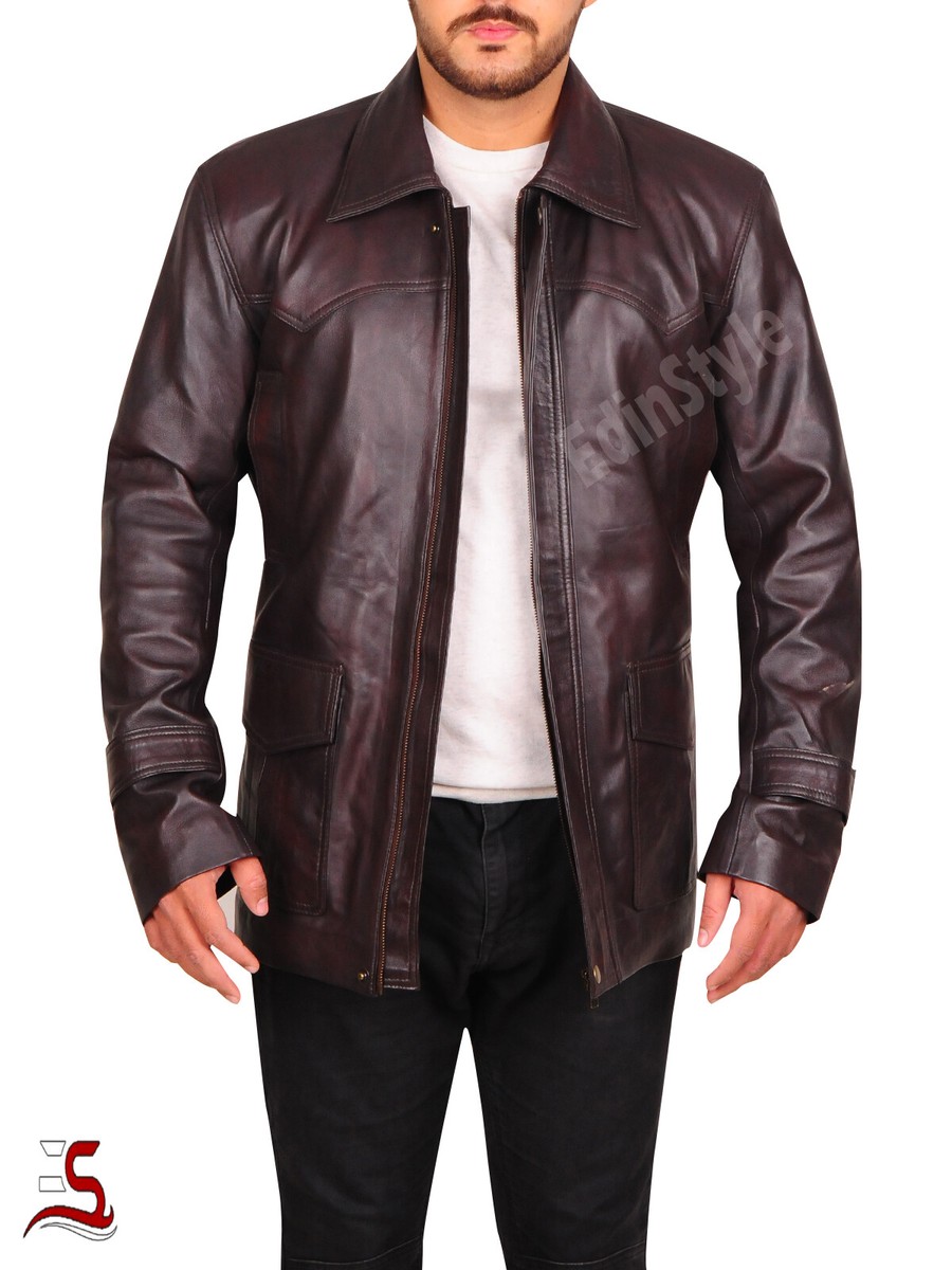 New Men's Genuine SheepSkin James Bond Tomorrow Never Dies