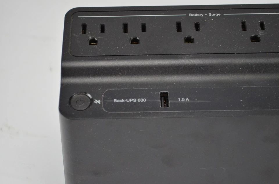 APC Back-UPS 600 BE600M1 300W 7 Outlets UPS No Battery! - Image 2 of 4