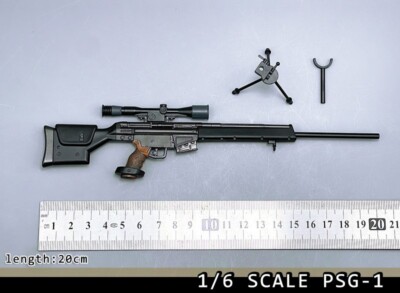 1/6 Sniper Rifle Gun Weapon Military Model For 12