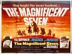 The Magnificent Seven Original 1960 Quad Poster Yul Brynner Steve McQueen
