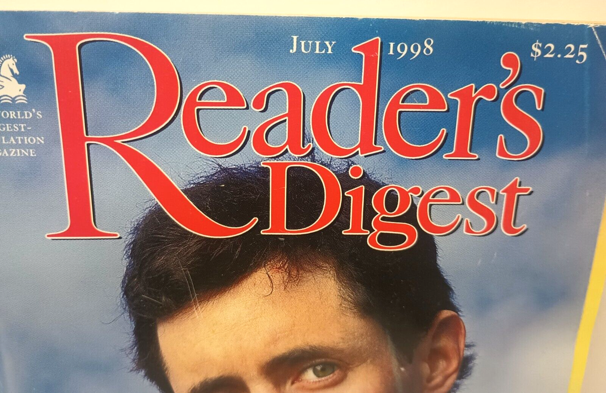 VINTAGE July 1998 Reader's Digest Magazine Alaska Range Mount