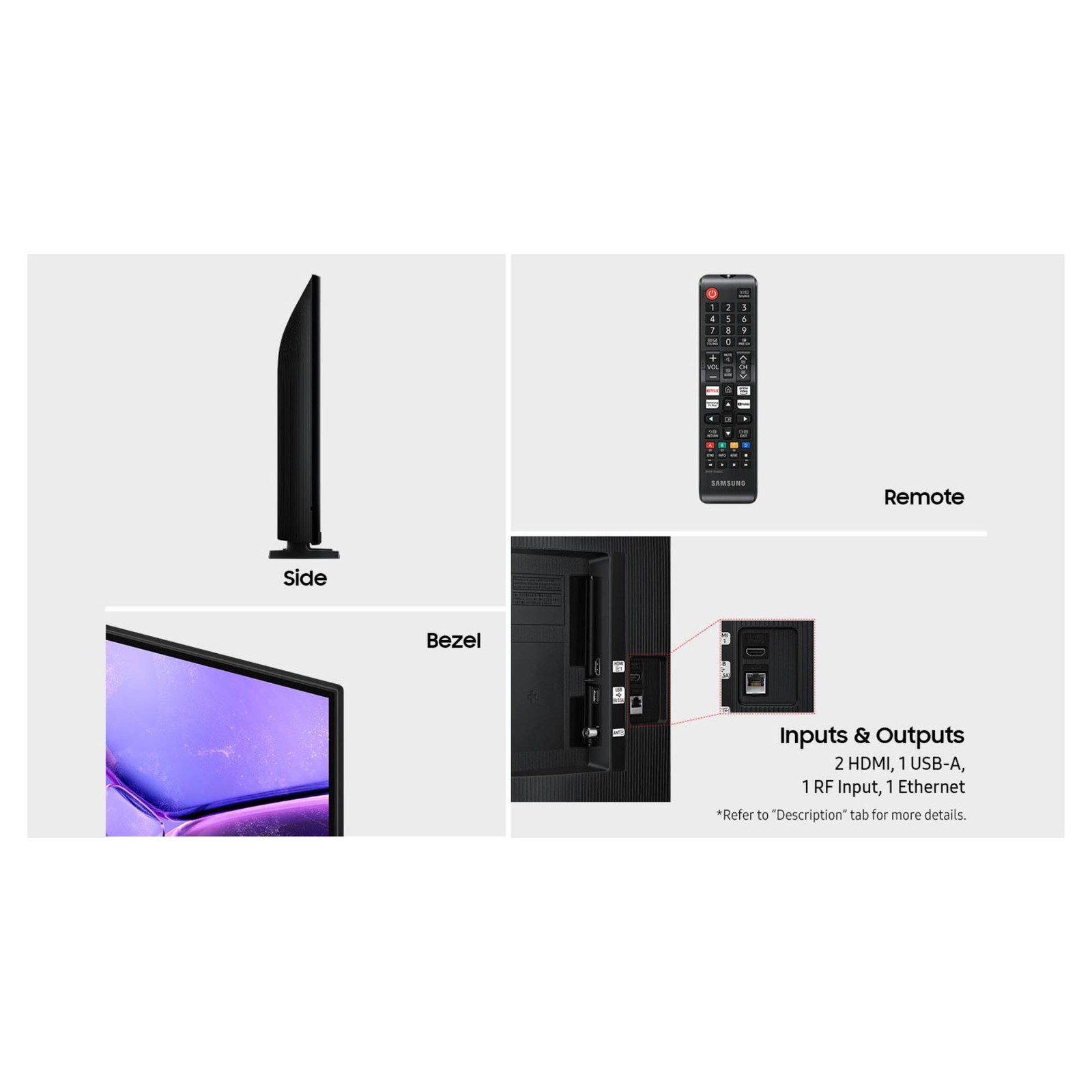Samsung Full HD Smart TV - F6000F 2025 UA32F6000FWXXY — image 2