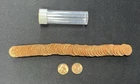Roll Of 50  BU 1954 - S Lincoln Wheat Cents Penny ~ RED Cent ~ UNCIRCULATED