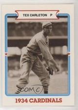 1987 TCMA Baseball's Greatest Teams 1934 St Louis Cardinals Tex Carleton vn8
