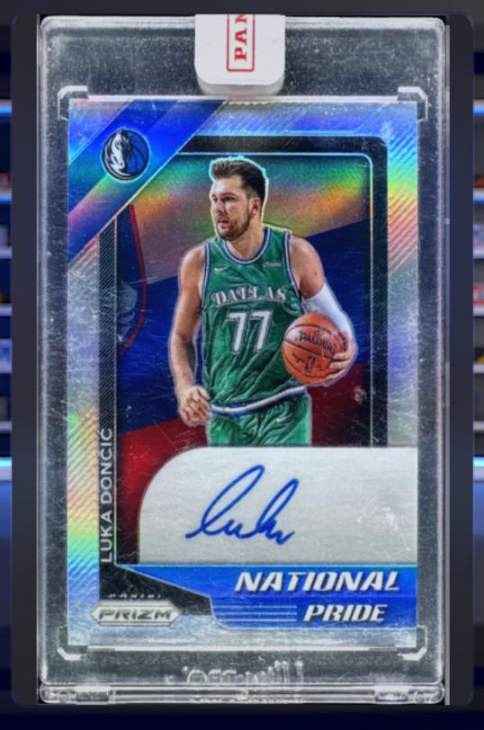 2020 PANINI CHRONICLES LUKA DONCIC NATIONAL PRIDE SIGNATURES SILVER Auto!!