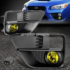 For 15-17 Subaru Wrx Sti Amber Lens Bumper Driving Fog Light Lamp Wbezelswitch