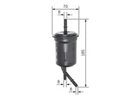 Bosch Kraftstofffilter 0 450 905 970 FüR KIA