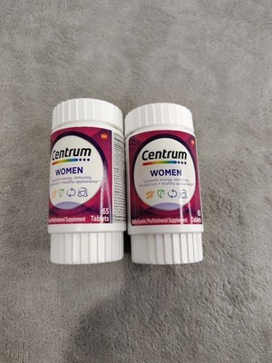 Centrum Women Daily Multivitamin/Multimineral Supplement-65 Tablets 2-PACK