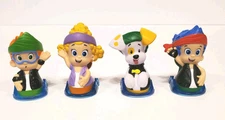Bubble Guppies Roll N' Go Slider Figure Lot Pirate Toys Deema  Puppy Gil Nonny