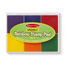 Melissa  Doug Rainbow Stamp Pad For Rubber Stamps, Arts And Crafts Su Toy