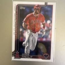 Topps 2025 Series 1 Mike Trout #200 Los Angeles Angels Baseball Base Set Card