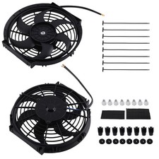 Dual 10 Electric Cooling Fan Kit 12v Universal Push Pull Radiator Mount