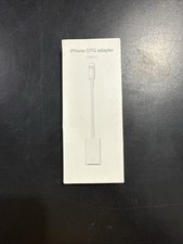 Apple Lightning to USB Camera Adapter, White, 6in Cable, 1 Port for iPhone iPad