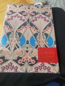 NEW Liberty London Ianthe B5 Notebook 120 Pages - Silkscreened Embroidered Cover