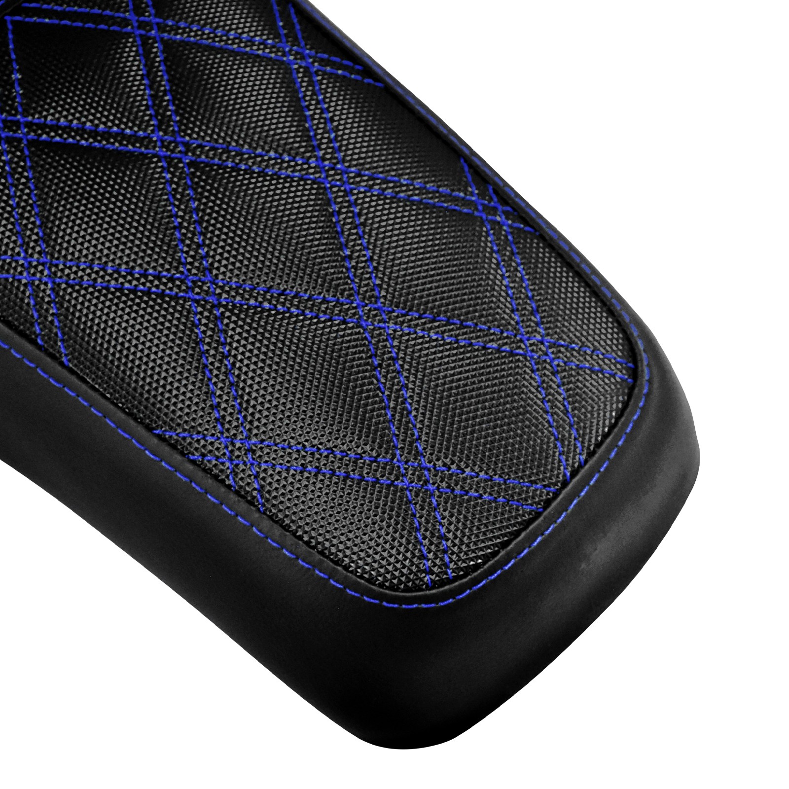 Blue Stitching Driver Passenger Seat Fits For Harley Dyna Wide Super Glide 06-17