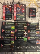 Venom/Spider-Man: Separation Anxiety Sega Genesis CIB box/manual/cart and insert