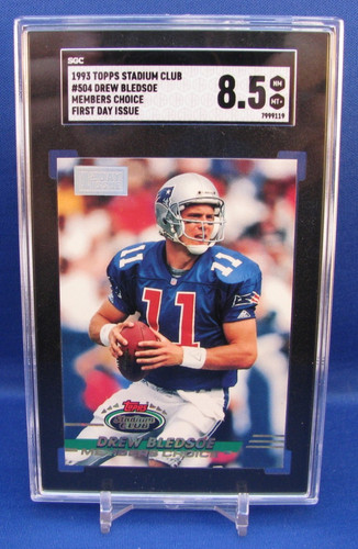 Drew Bledsoe [First Day Issue] #504 1993 Stadium Club card
