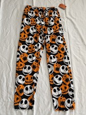 NEW Nightmare Before Christmas Pants Fleece Lounge Pajama Pants Mens Size Medium