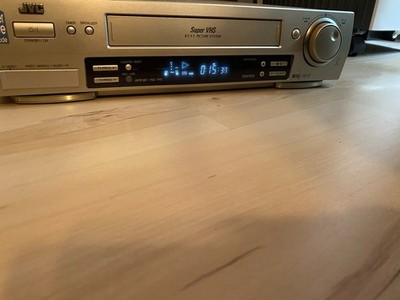 JVC HR-S7500 VCR Videorekorder VHS & S-VHS HiFi mit FB * SVIDEO & SCART
