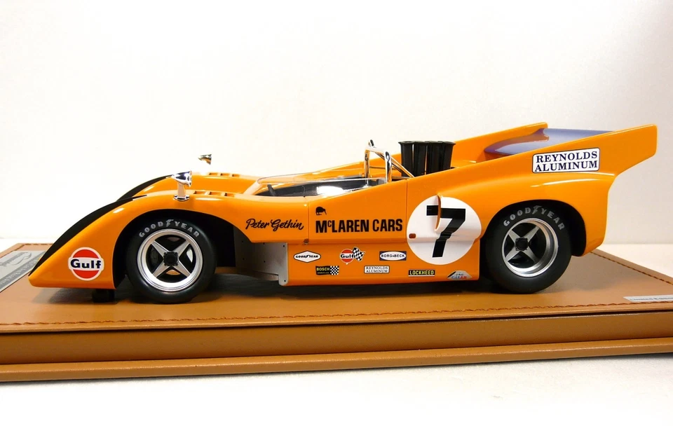 McLaren M8D Can Am Road America 1970 P. Gethin LTD TECNOMODEL 1:18 - Immagine 3 di 4