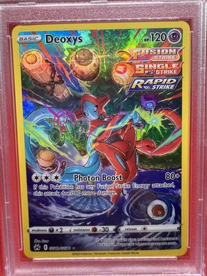 Pokemon Sword And Shield Crown Zenith #GG12 FA Deoxys PSA NM-MT 8