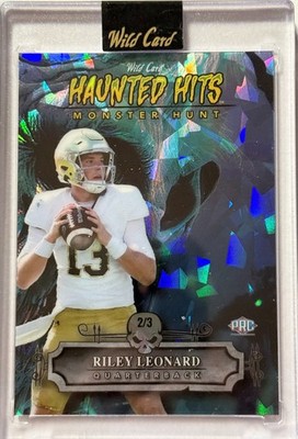   Riley Leonard PRC 2024 Haunted Hits Zombie 2/3   Indianapolis Colts  