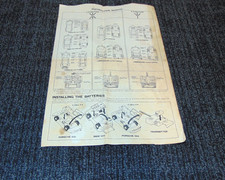 RADCON RADIO CONTROLLED CAR INSTRUCTIONS - LANCIA, LAMBORGHINI, PORSCHE 944, BMW