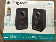 Logitech Z150 Multimedia Speakers with Clear Stereo Sound   980-000802 6W Black