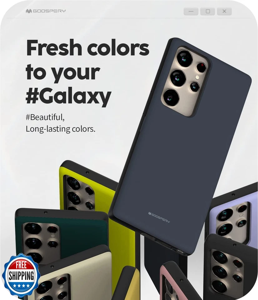 Parachoques de puerta magnético GOOSPERY compatible con Galaxy S23 Ultra Ca Foto 2 de 4