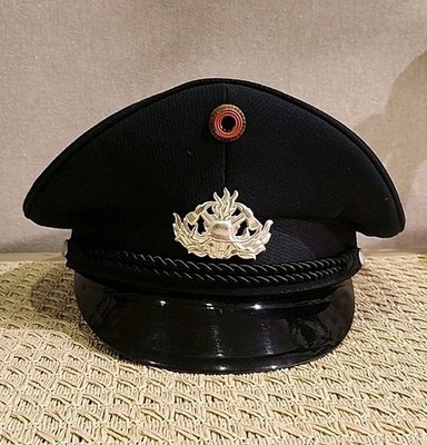 Gr. 54 Rheinland-Pfalz Schirmmütze Feuerwehr Ausgehuniform Rlp NEU
