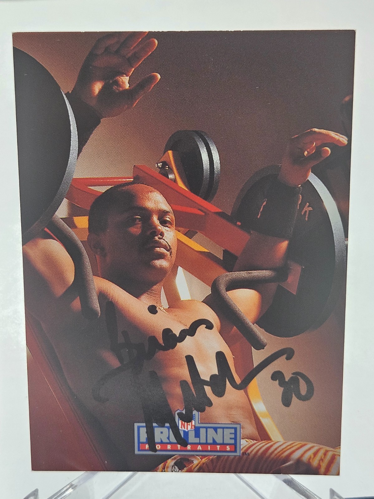 1992 Pro Line Portraits #409 Brian Mitchell Redskins Signed Autographed Card