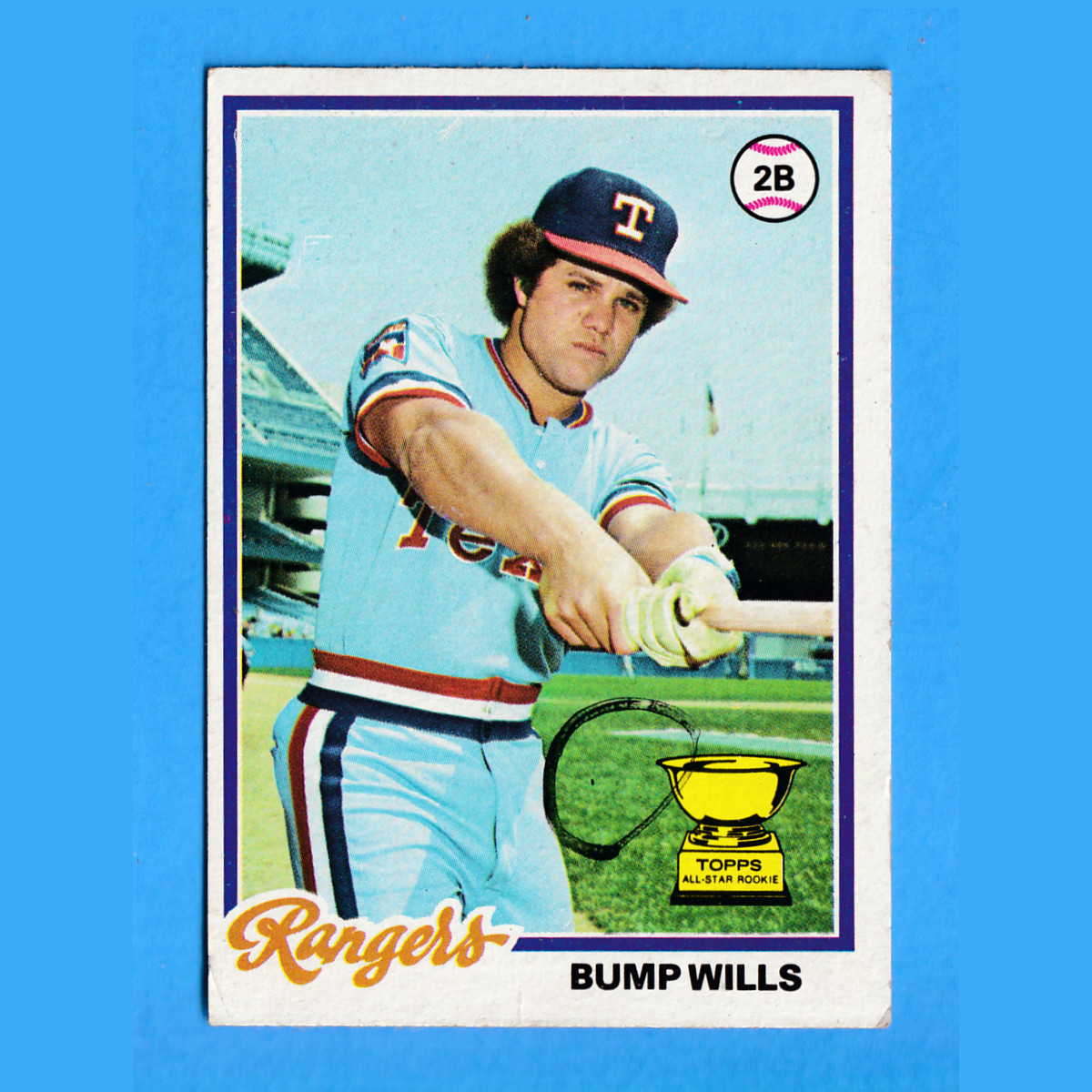 Bump Wills #23 Baseball Cards 1978 Topps trading card — raw and PSA graded price guide