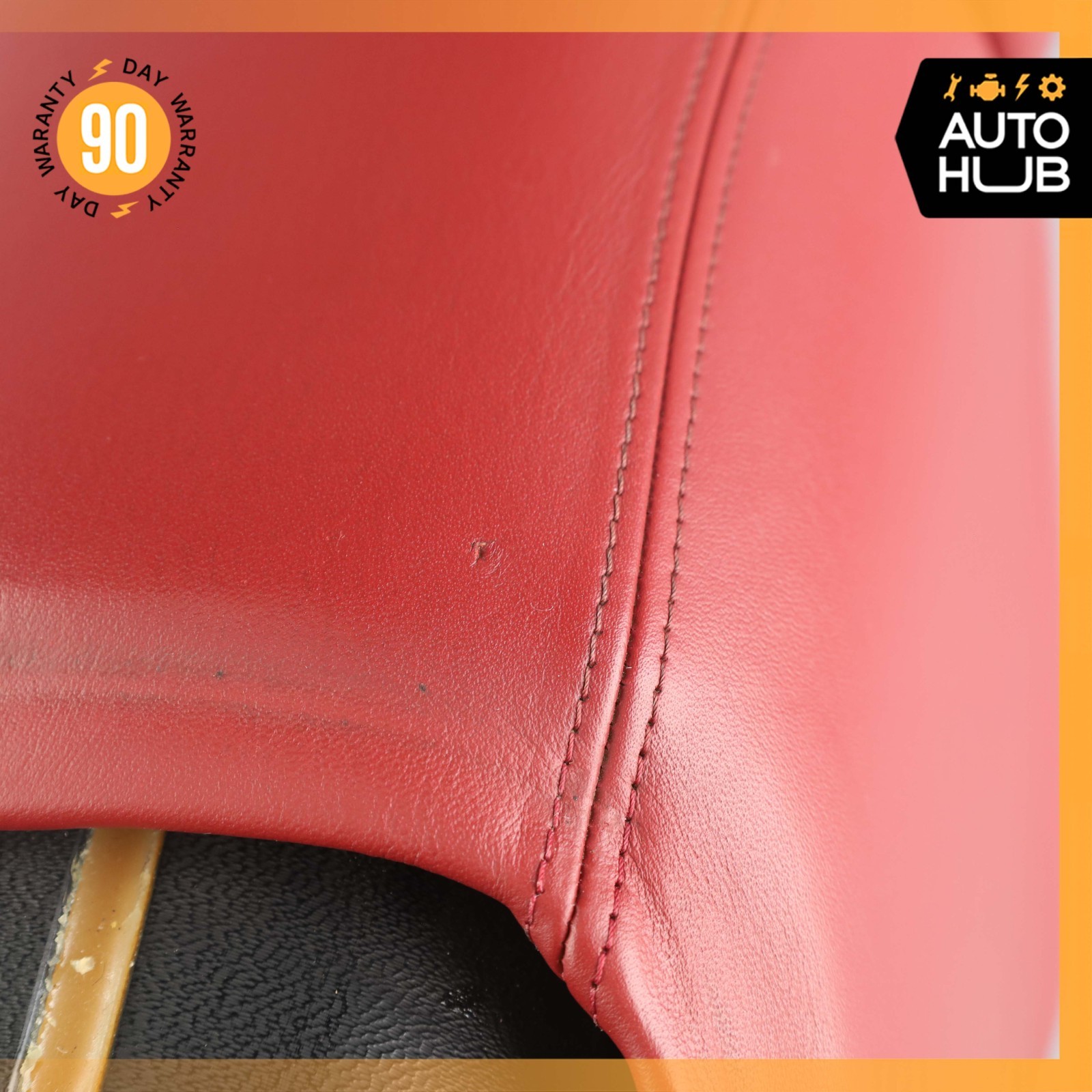 00-04 Aston Martin DB7 Volante Rear Center Console Assembly Red OEM 35k